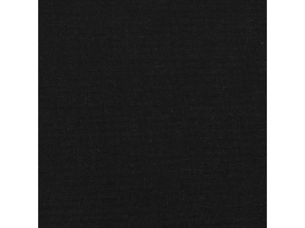 Tête de lit Noir 100x5x78/88 cm Tissu