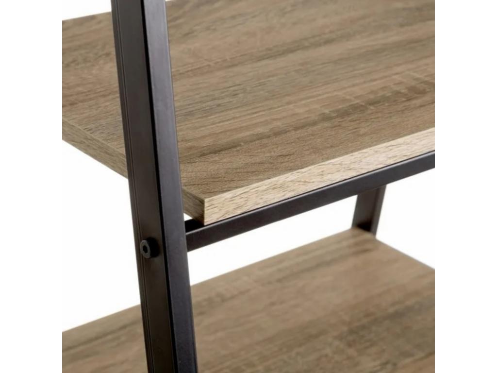 Porte-vêtement portant coloris naturel/noir - Longueur 55 x Profondeur 45 x Hauteur 150 cm