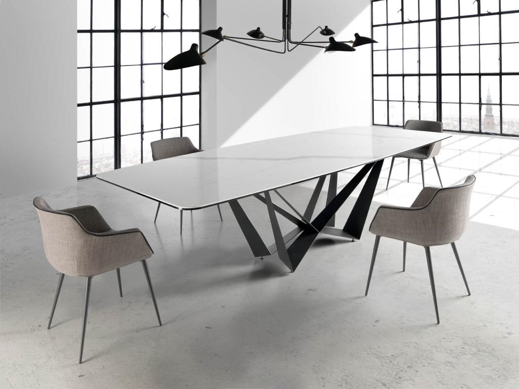 Chaise en tissu et pieds en acier Doucezen - Lot de 2-Couleur Doucezen 91