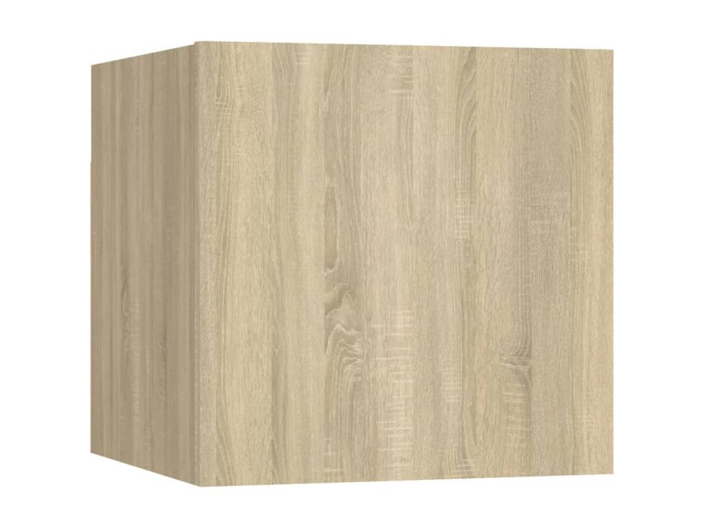 Ensemble de meubles TV 3 pièces Chêne Doucezen Aggloméré