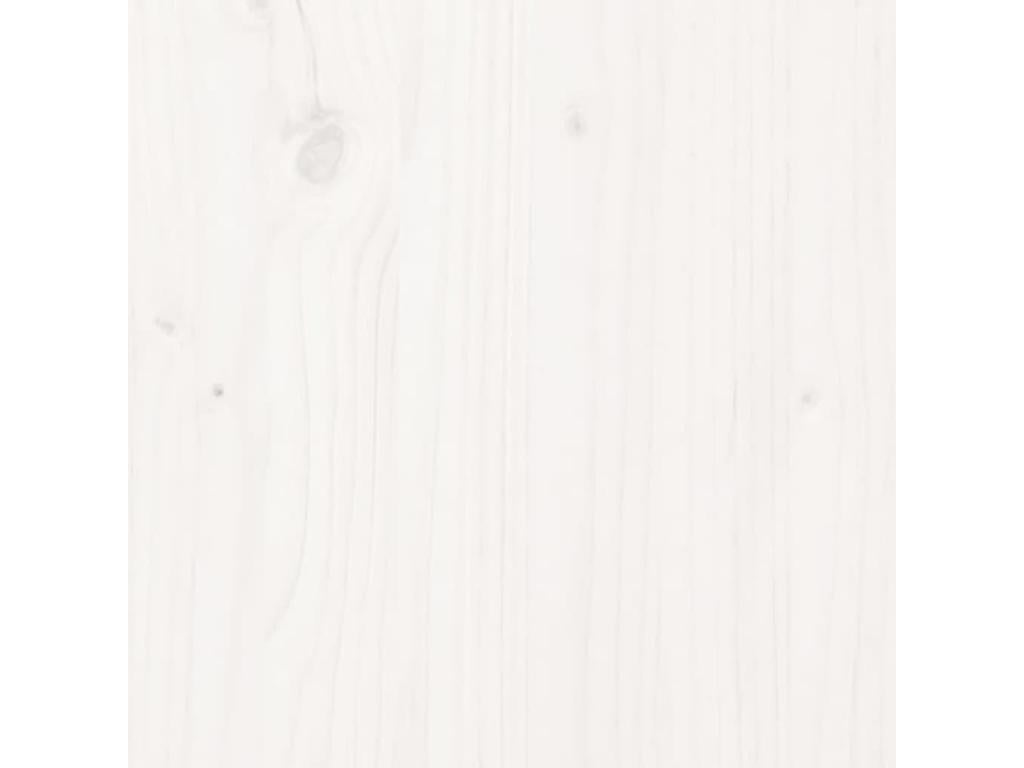 Tête de lit Blanc 78.5x3x81 cm Bois massif de pin