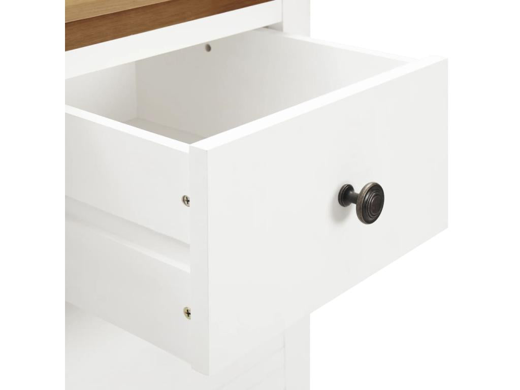 Garde-robe 76x52x105 cm Bois de chêne massif