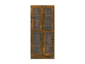 Armoire à vitrine Chêne fumé 82.5x30.5x185.5 cm Bois ingénierie