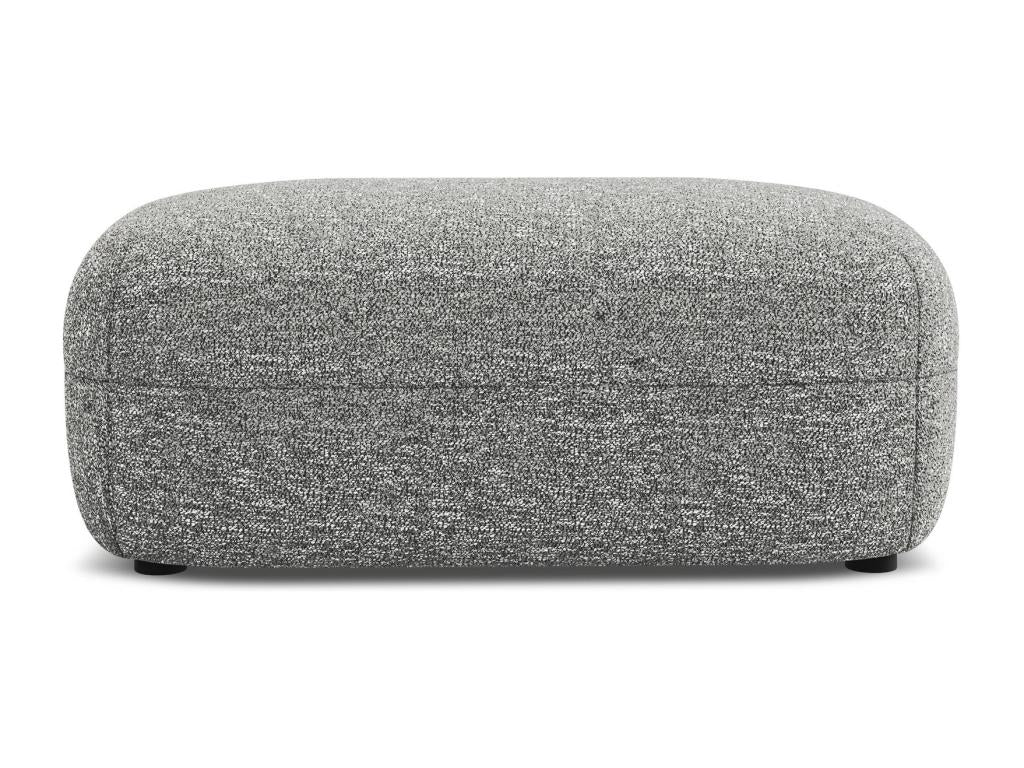 Pouf en Strukturstoff - gris clair - Doucezen