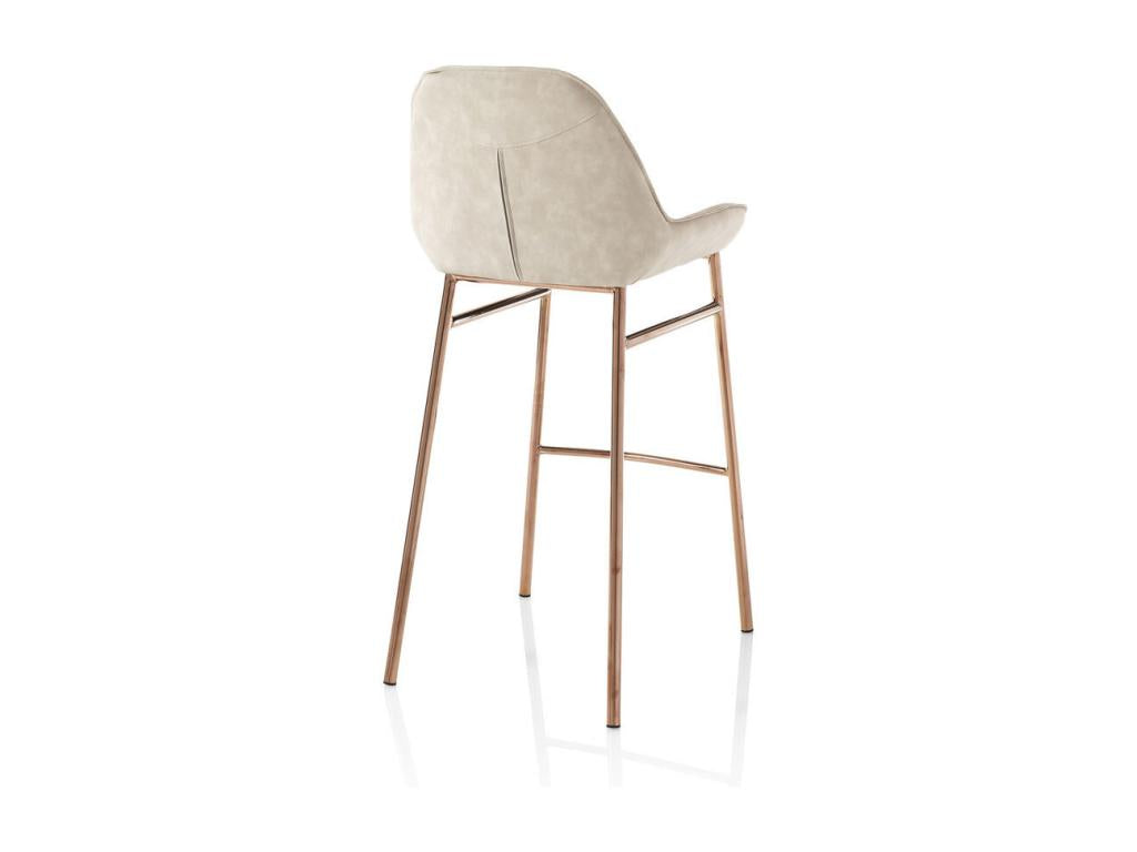 Set de 2 Tabourets Doucezen beige melange