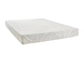 Ensemble matelas mousse à mémoire de forme 7 zones de confort l'adulateur avec sommier Doucezen gris et pieds 90x200