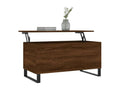 Table basse Chêne marron 90x44.5x45 cm Bois d'ingénierie