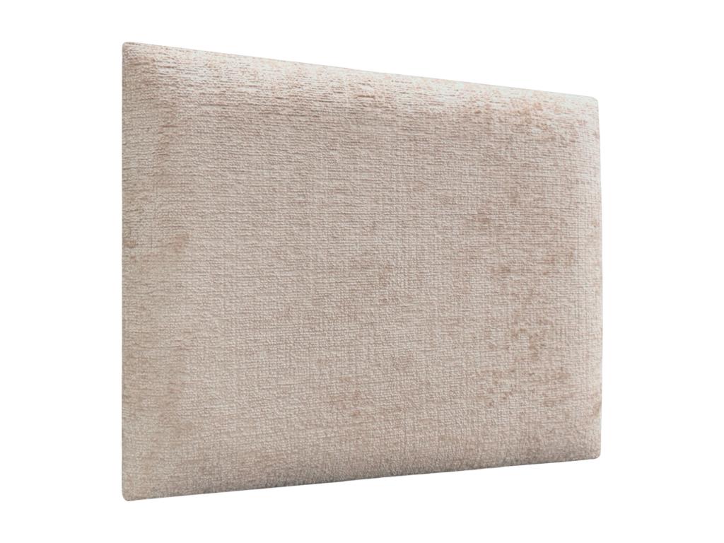 Homzora Tête de Lit Rembourrée en Laine Écologique Composée de Panneaux Autocollants Interchangeables Chambre de Luxe Rembourrée Beige 190 cm