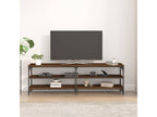 Meuble TV chêne marron 160x30x50 cm bois d'ingénierie
